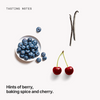 Tasting notes: berry, baking spice and cherry