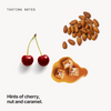 Tasting notes: cherry, nut and caramel
