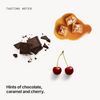 Tasting notes: chocolate, caramel and cherry