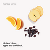 Tasting notes: citrus, apple and dried fruit