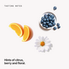 Tasting notes: citrus, berry and floral