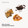 Tasting notes: roasty, chocolate and caramel