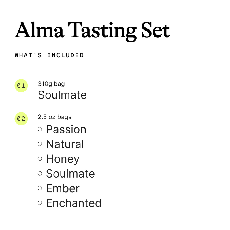 Alma Tasting Set