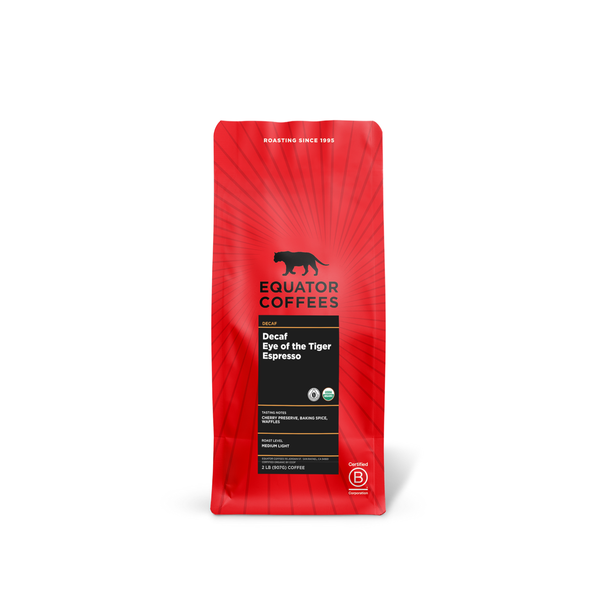Decaf Eye of the Tiger Espresso | Trade Coffee
