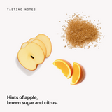 Tasting notes: apple, brown sugar and citrus