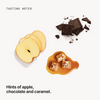  Tasting notes: apple, chocolate and caramel 