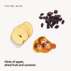  Tasting notes: apple, dried fruit and caramel 