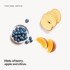  Tasting notes: berry, apple and citrus 