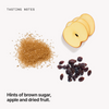  Tasting notes: brown sugar, apple and dried fruit 