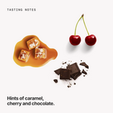 Tasting notes: caramel, cherry and chocolate