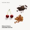  Tasting notes: cherry, chocolate and nut 