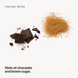 Tasting notes: chocolate and brown sugar