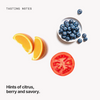  Tasting notes: citrus, berry and savory 