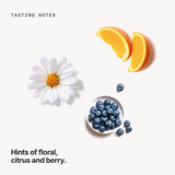Tasting notes: floral, citrus and berry