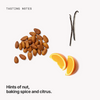  Tasting notes: nut, baking spice and citrus 