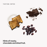 Tasting notes: roasty, chocolate and dried fruit